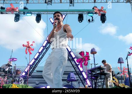 Madrid, Spanien. 09. Oktober 2022. Konzert von Sänger Camilo in Madrid. 9. Oktober 2022 Credit: CORDON PRESS/Alamy Live News Stockfoto