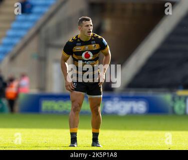 Coventry, Großbritannien. 09. Oktober 2022. Ryan Mills of Wasps Rugby während des Spiels der Gallagher Premiership Wesps gegen Northampton Saints in der Coventry Building Society Arena, Coventry, Großbritannien, 9.. Oktober 2022 (Foto von Nick Browning/News Images) in Coventry, Großbritannien am 10/9/2022. (Foto von Nick Browning/News Images/Sipa USA) Quelle: SIPA USA/Alamy Live News Stockfoto