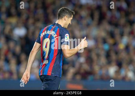 Barcelona, Spanien. 09. Oktober 2022. Spanisches Fußballspiel La Liga Santander FC Barcelona gegen Celta im Camp Nou Stadium Barcelona, 17. September 2022 900/Cordon Press Credit: CORDON PRESS/Alamy Live News Stockfoto