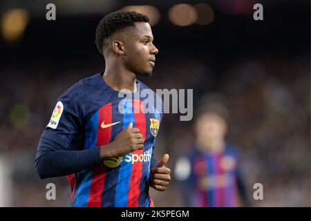 Barcelona, Spanien. 09. Oktober 2022. Spanisches Fußballspiel La Liga Santander FC Barcelona gegen Celta im Camp Nou Stadium Barcelona, 17. September 2022 900/Cordon Press Credit: CORDON PRESS/Alamy Live News Stockfoto