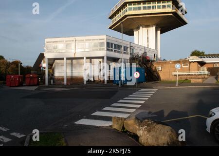 The Pennine Tower, Lancaster Services, Lancashire, England, Großbritannien Stockfoto