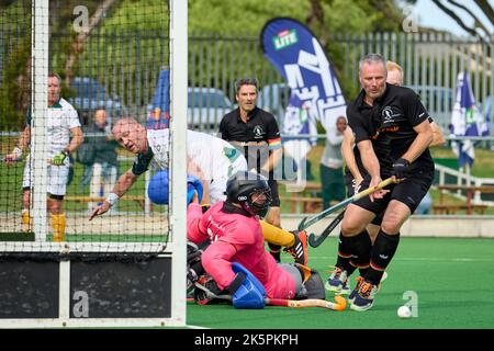 Kapstadt, Südafrika. 9.. Oktober 2022. 2022 Hockey Masters World Cup Cape Town Halbfinale Credit: Mo Bassa/Alamy Live News Stockfoto