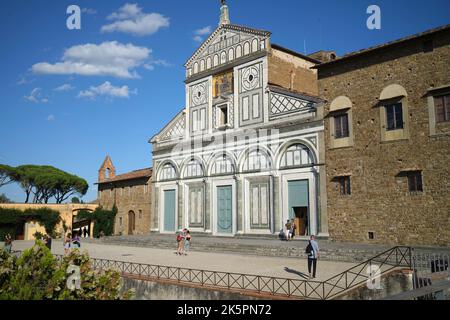 Basilika San Miniato al Monte Florenz Italien Stockfoto
