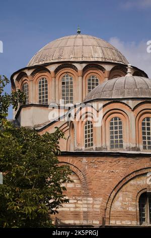Die Kirche des Heiligen Erlösers in Chora, Edirnekapı, Istanbul, Türkei. Stockfoto