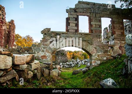 Alte steinerne Burg Stockfoto