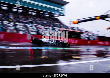 Suzuka, Japan. 09. Oktober 2022. SUZUKA, JAPAN, 07.10.2022; #63, GEORGE RUSSEL, GBR, Mercedes AMG F1 Team, Mercedes-AMG F1 W13 E Performance beim Großen Preis von Japan F1 auf dem Suzuka Circuit am 7. Oktober 2022 in Suzuka, Quelle: SPP Sport Pressefoto. /Alamy Live News Stockfoto