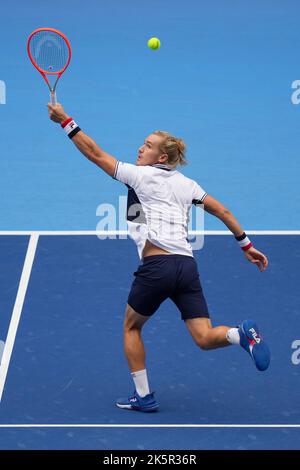 Tokio, Japan. 9. Oktober 2022. Rafael Matos Tennis : Rakuten Japan Open Tennis Championships 2022 Men's Doubles Final im Ariake Colosseum in Tokio, Japan . Quelle: AFLO SPORT/Alamy Live News Stockfoto