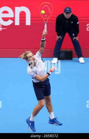 Tokio, Japan. 9. Oktober 2022. Rafael Matos Tennis : Rakuten Japan Open Tennis Championships 2022 Men's Doubles Final im Ariake Colosseum in Tokio, Japan . Quelle: AFLO SPORT/Alamy Live News Stockfoto