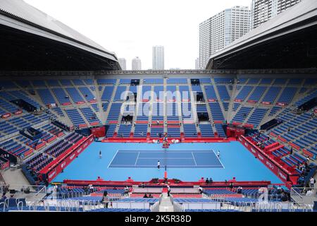 Tokio, Japan. 9. Oktober 2022. Allgemeine Ansicht Tennis : Rakuten Japan Open Tennis Championships 2022 im Ariake Colosseum in Tokio, Japan . Quelle: AFLO SPORT/Alamy Live News Stockfoto