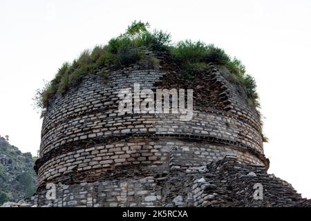 Amluk dara Stupa ist ein Teil der Gandhara-Zivilisation in Amluk-Dara. Es wird angenommen, dass die Stupa im dritten Jahrhundert erbaut wurde ( 3. - 11. CE) Stockfoto