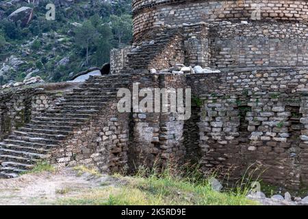 Amluk dara Stupa entdeckt vom Archäologen Domenico Faccena im Jahre 1926 Stockfoto