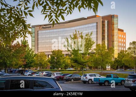 Das Piedmont Newnan Hospital in Newnan, Georgia, ist Teil des Piedmont Healthcare Systems in Metro Atlanta/North Georgia. (USA) Stockfoto