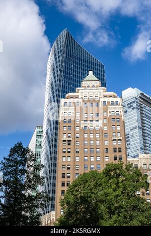Vancouver, Stadt in Kanada, Luftaufnahme der Gebäude im Zentrum Stockfoto