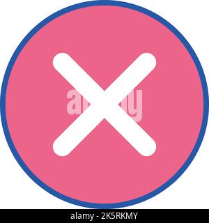 Schnittstelle des Fensters, Symbol Anwendung schließen Stock Vektor