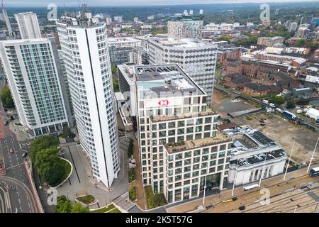 Centenary Square, Birmingham - September 29. 2022 - der Hauptsitz von HSBC UK am Centenary Square in Birmingham. Bild: Scott CM / Alamy Live New Stockfoto