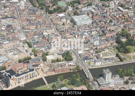 Bedford High Street Heritage Action Zone, Bedford, 2020. Stockfoto