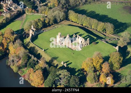 Sherborne Old Castle, Dorset, 2017. Stockfoto