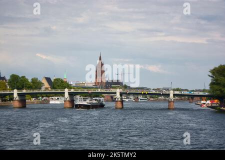 Frankfurter Dom St. Bartholomaus Kaiserdon in Deutschland Stockfoto