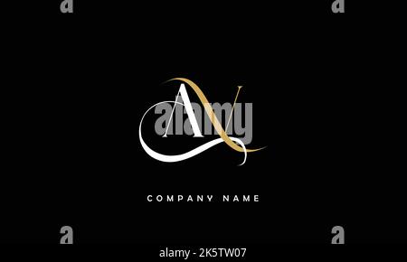 AV, VA Abstract Letters Logo Monogramm Stock Vektor