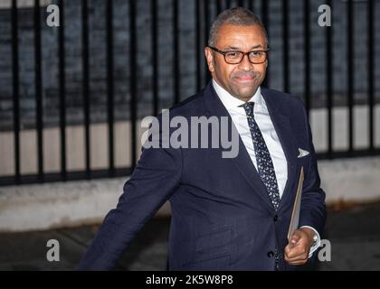 James Cleverly, MP Braintree, Außenminister, Politiker der Konservativen Partei, Downing Street Stockfoto