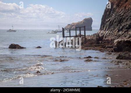 Trinidad Harbor in Nordkalifornien Stockfoto