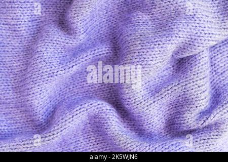 Lila sehr peri Stoff Textur Hintergrund, natürliche Textil-Muster. Hintergrund, horizontales Foto, Platz für eine Inschrift Stockfoto