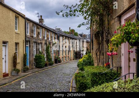 Mews Ferienhäuser in Neustadt Zirkus Lane, Edinburgh Stockfoto