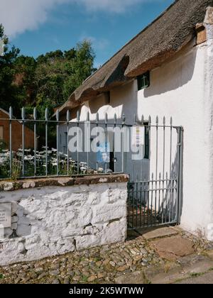 Hugh Miller's Cottage Architektur der Altstadt in Cromarty, Black Isle, Ross & Cromarty, Highland, Schottland Großbritannien Stockfoto