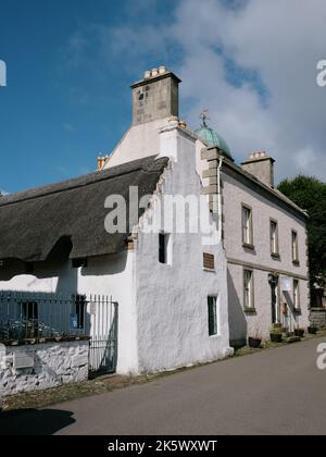 Hugh Miller's Cottage Architektur der Altstadt in Cromarty, Black Isle, Ross & Cromarty, Highland, Schottland Großbritannien Stockfoto