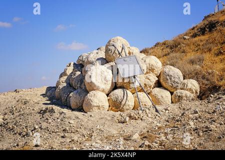 Herodion, Israel - 8. Oktober 2022 : Herodion Nationalpark. Stockfoto