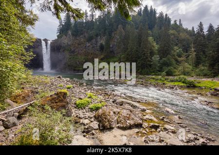 Snoqualmie Falls, Washington State, USA Stockfoto