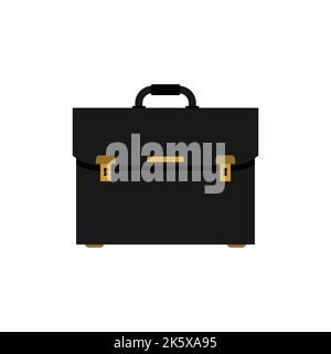 Flaches Symbol für Aktenkoffer Stock Vektor