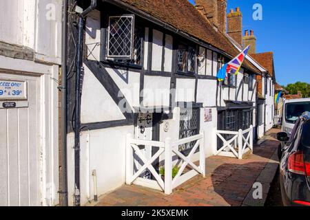 Pharmacy Cottage, Bygone Robertsbridge Memory Trail, East Sussex, Großbritannien Stockfoto