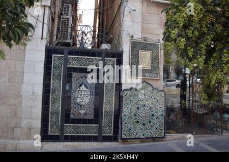 Leere Straßen Jerusalems während Rosh Hashanah 2022 Stockfoto