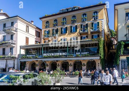 Hotel Du Lac, Bellagio, am Comer See, Italien. Stockfoto