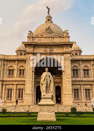 Das große Marmorgebäude Victoria Memorial, Kalkutta Stockfoto