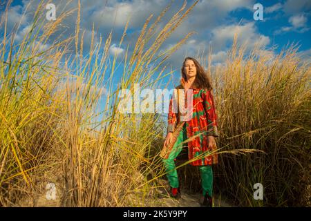 Verdiente Schönheit, über 60 und selbstbewusst Stockfoto