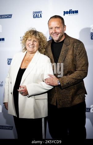 Den Haag - Niederlande, 2022-10-10 19:34:30 DEN HAAG - Richard Groenendijk während der Präsentation der Cabaret Gala. Die VSCD-Cabaret-Preise 2022 werden im Theater Diligentia verliehen. ANP RAMON VAN FLYMEN niederlande Out - belgien Out Stockfoto