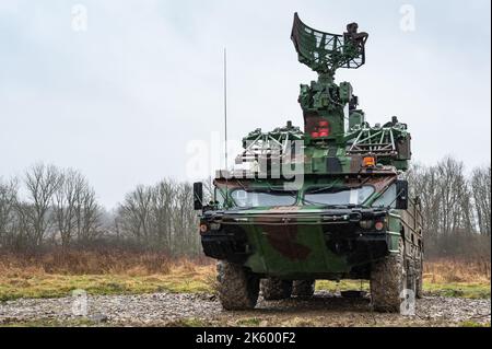 Das von der Sowjetunion entwickelte taktische Boden-Luft-Raketensystem SA-8 Gecko. Stockfoto