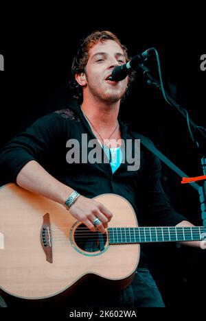 James Morrison, V2007, Hylands Park, Chelmsford, Essex, Großbritannien - 19. August 2007 Stockfoto