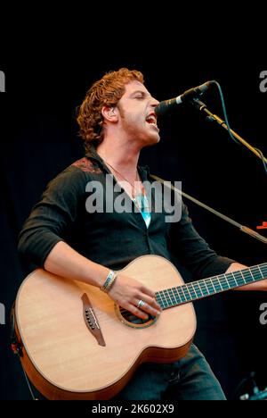 James Morrison, V2007, Hylands Park, Chelmsford, Essex, Großbritannien - 19. August 2007 Stockfoto