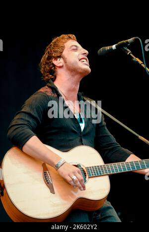 James Morrison, V2007, Hylands Park, Chelmsford, Essex, Großbritannien - 19. August 2007 Stockfoto