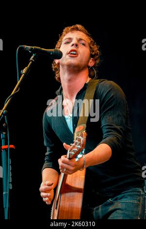 James Morrison, V2007, Hylands Park, Chelmsford, Essex, Großbritannien - 19. August 2007 Stockfoto