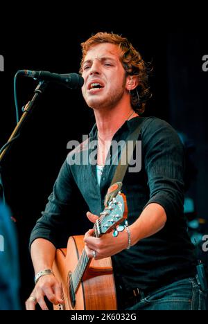 James Morrison, V2007, Hylands Park, Chelmsford, Essex, Großbritannien - 19. August 2007 Stockfoto