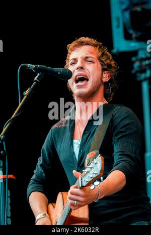 James Morrison, V2007, Hylands Park, Chelmsford, Essex, Großbritannien - 19. August 2007 Stockfoto