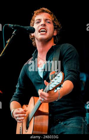 James Morrison, V2007, Hylands Park, Chelmsford, Essex, Großbritannien - 19. August 2007 Stockfoto