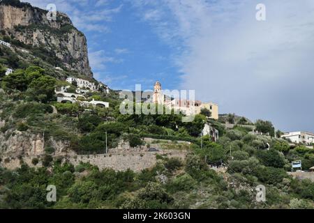 Conca dei Marini - Scorcio della Chiesa di San Pancrazio dalla Torre Capo di Conca Stockfoto