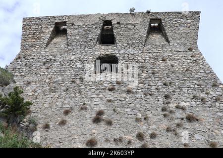 Conca dei Marini - Particolare della Torre Capo di Conca Stockfoto