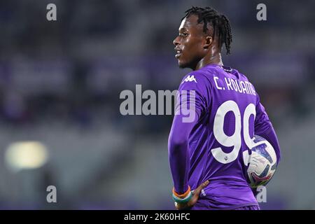 Stadion Artemio Franchi, Florenz, Italien, 10. Oktober 2022, Christian Michael Kouakou Kouame (ACF Fiorentina) während ACF Fiorentina gegen SS Lazio - IT Stockfoto