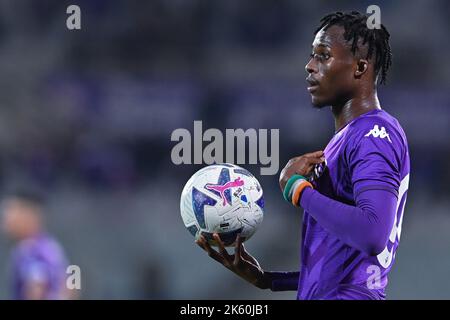 Stadion Artemio Franchi, Florenz, Italien, 10. Oktober 2022, Christian Michael Kouakou Kouame (ACF Fiorentina) während ACF Fiorentina gegen SS Lazio - IT Stockfoto